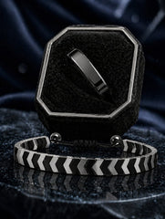 Titanium Ring & Bracelet Set – Premium Matching Jewelry for Men